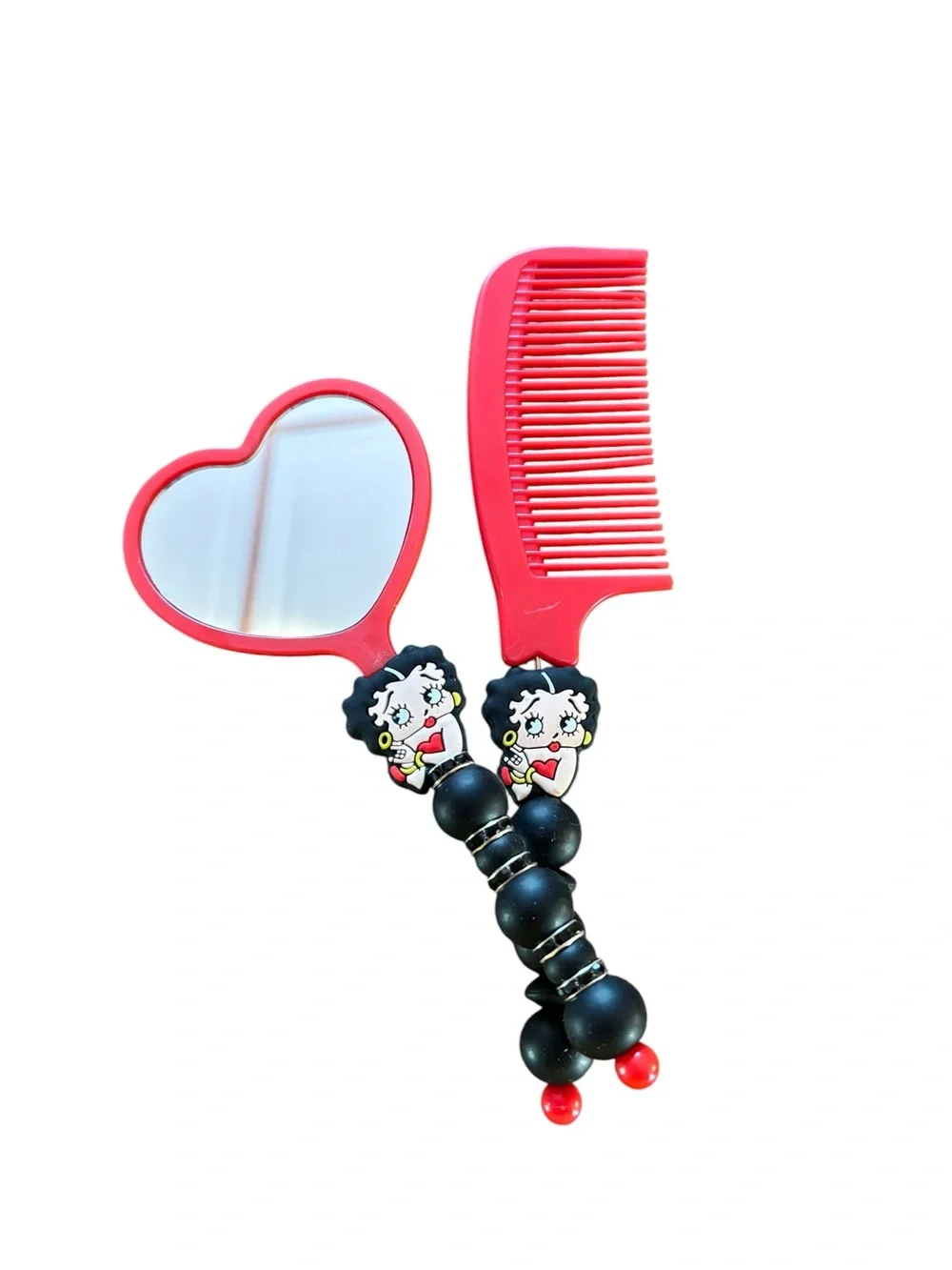 Mirror & Comb Set Handmade By AB INKS HANDMADE EXPRESSIONS